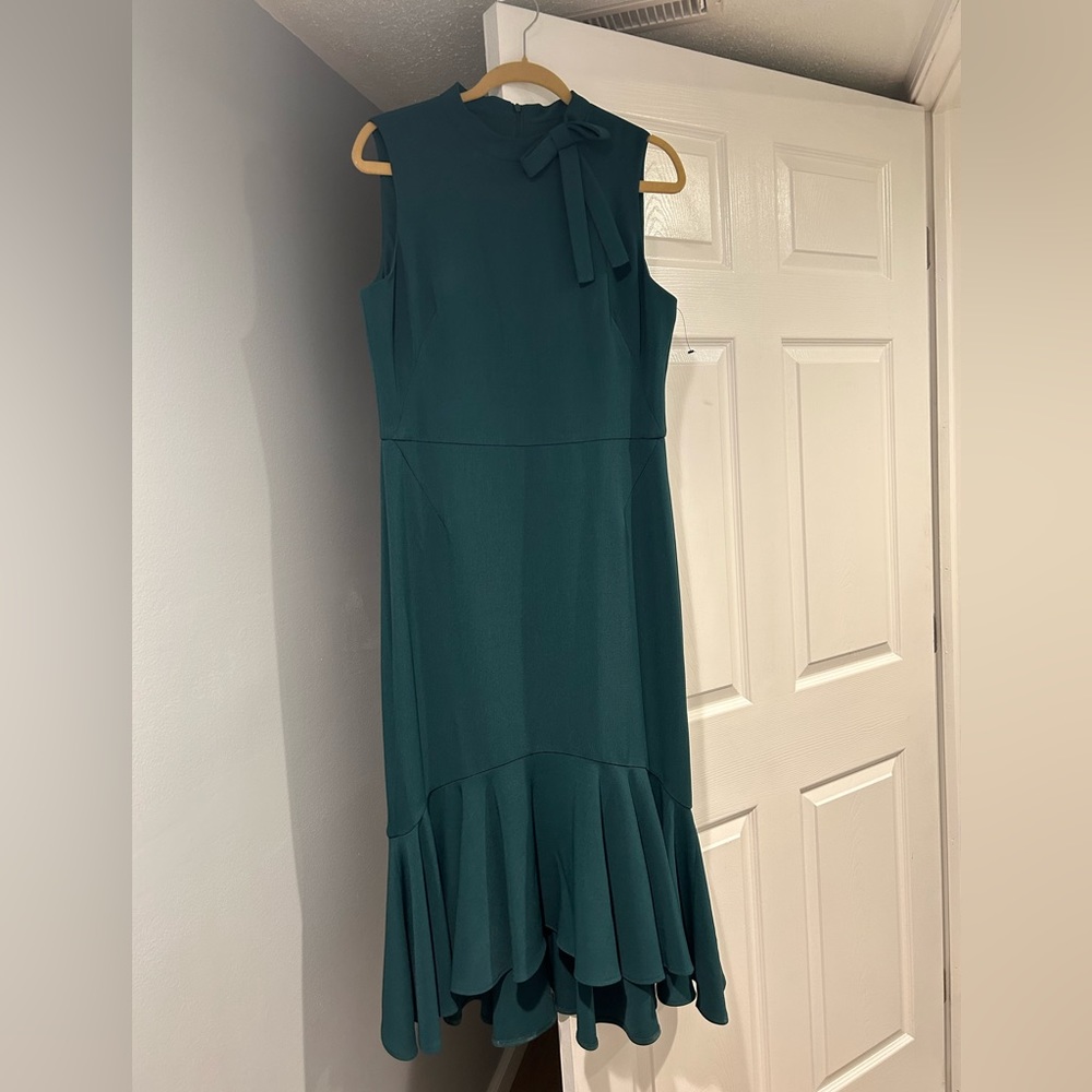 Emerald Green Fit & Flare Gown